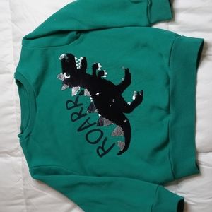 Sequined Dinosaur sweatshirt by Next